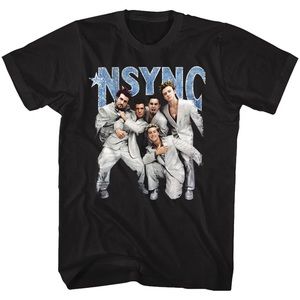 NSYNC T-Shirt Graphic Tee Black